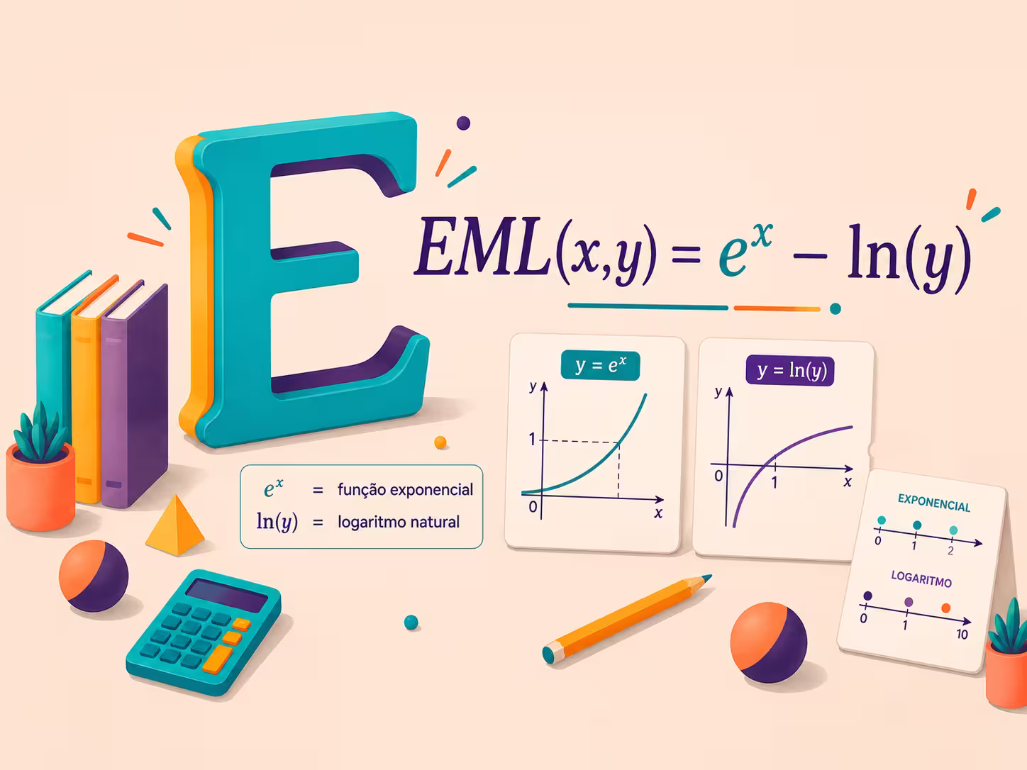 O operador EML: de Euler e logaritmos naturais às operações aritméticas